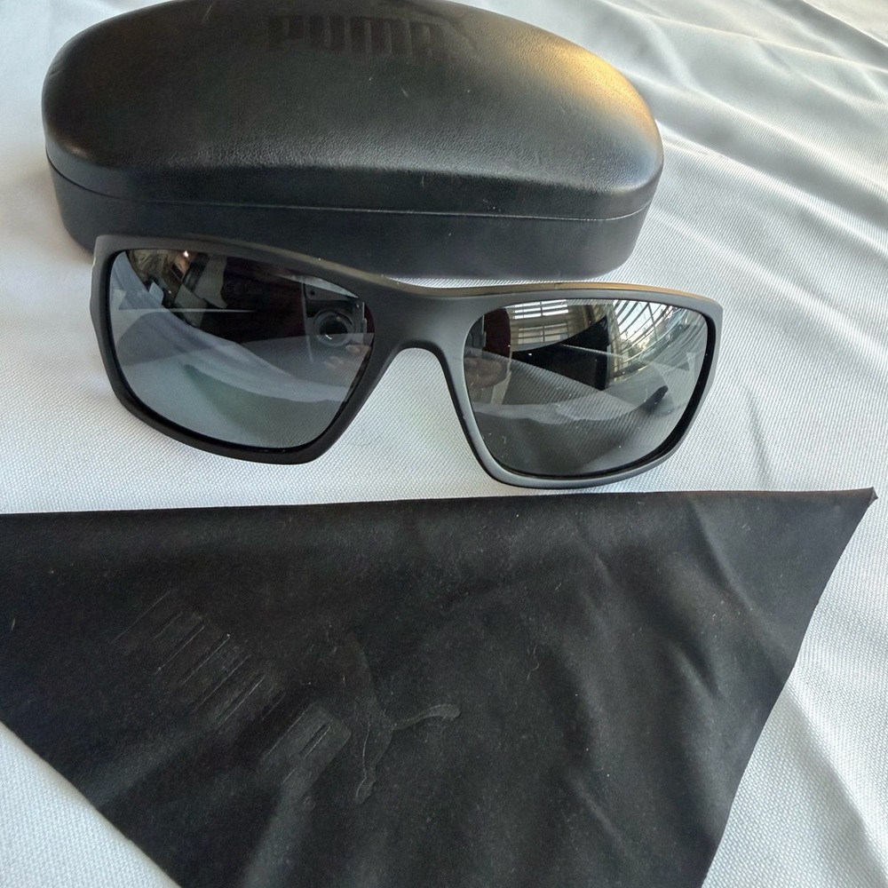 Puma Black Sunglasses with Case